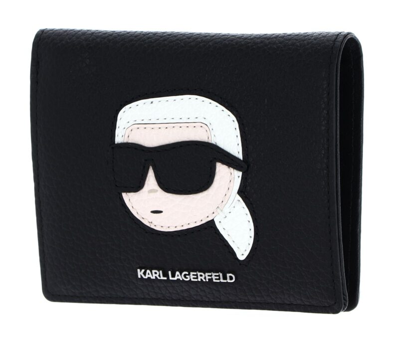 KARL-LAGERFELD-Bifold-Wallet-341961.jpg Karl Lagerfeld Juoda Odinė Piniginė K/Ikonik 2.0
