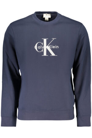 CALVIN KLEIN Vyriškas Mėlynas Džemperis su gobtuvu