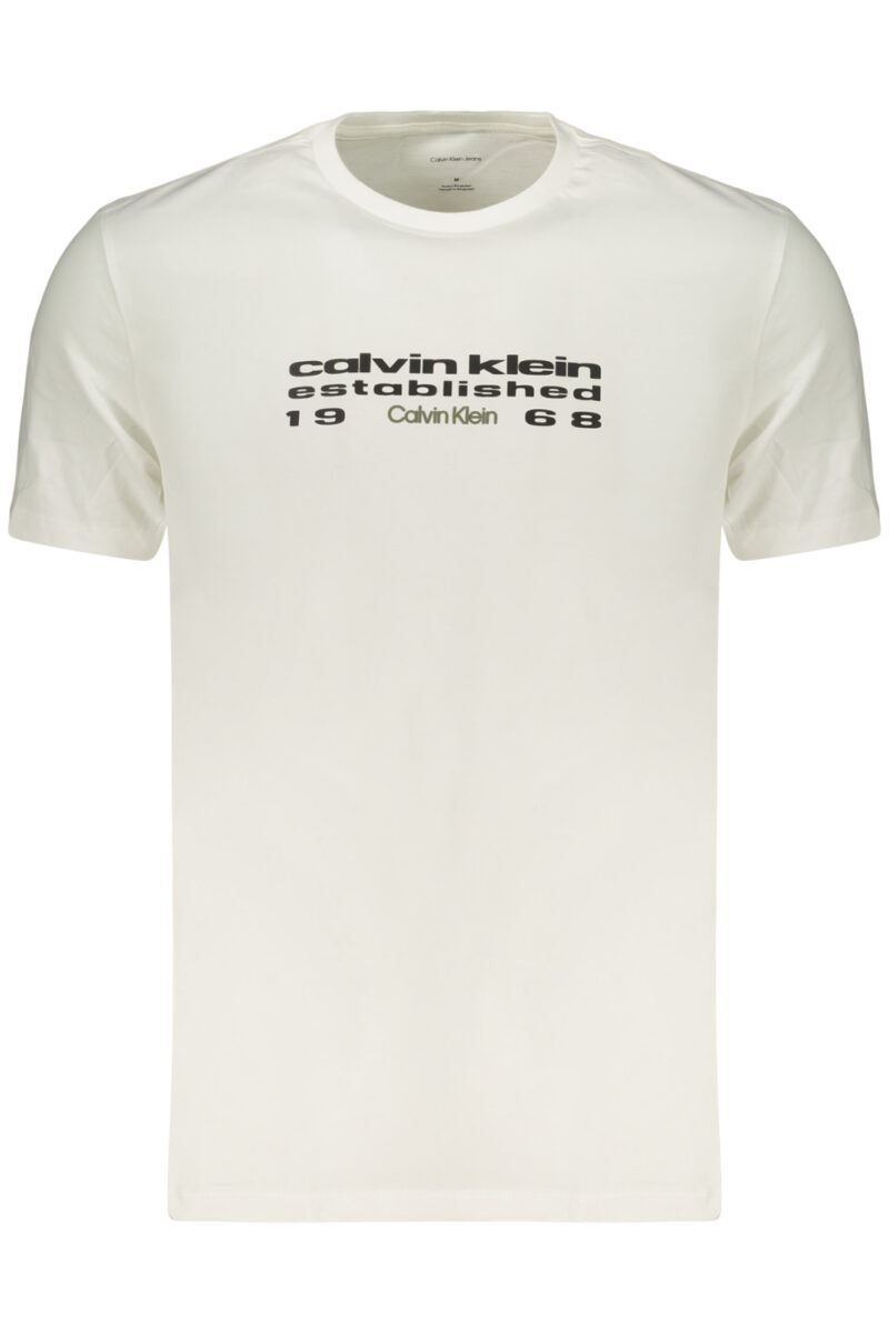 CALVIN KLEIN Vyriški Balti Marškinėliai