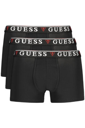 GUESS JEANS Vyriški Juodi Šortai