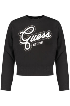 GUESS JEANS Mergaičių Juodas Džemperis