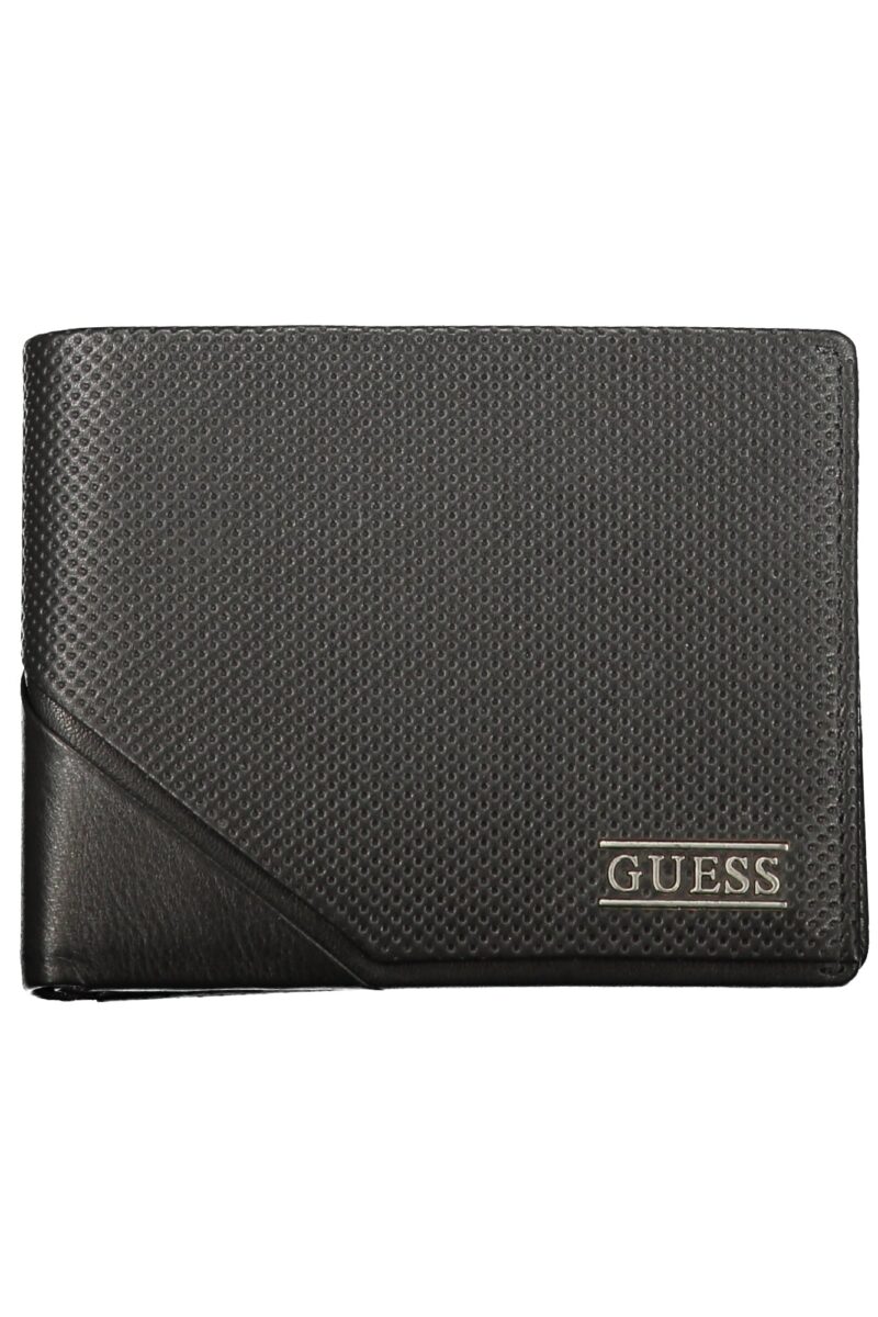 guessjeansportafogliouomonero_1 GUESS JEANS Vyriška Juoda Piniginė