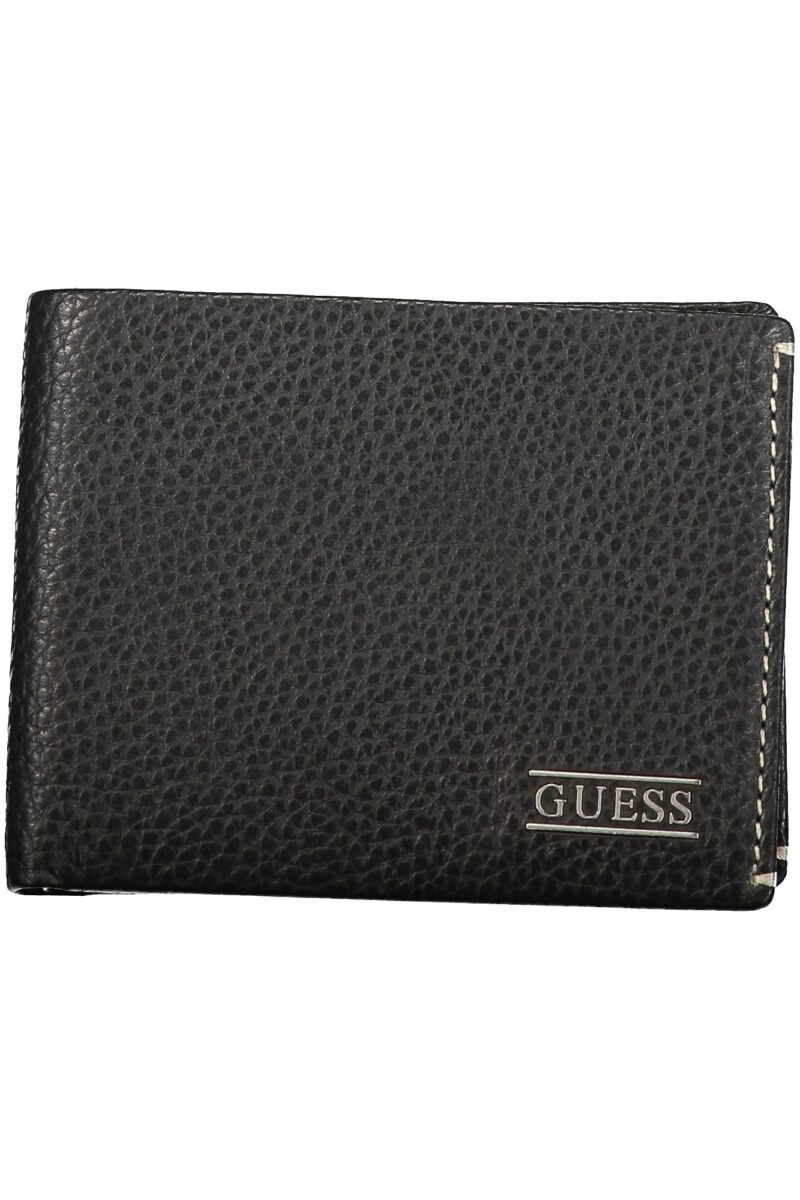 guessjeansportafogliouomonero_1 GUESS JEANS Vyriška Juoda Piniginė