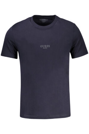 GUESS JEANS Vyriški Mėlyni Marškinėliai