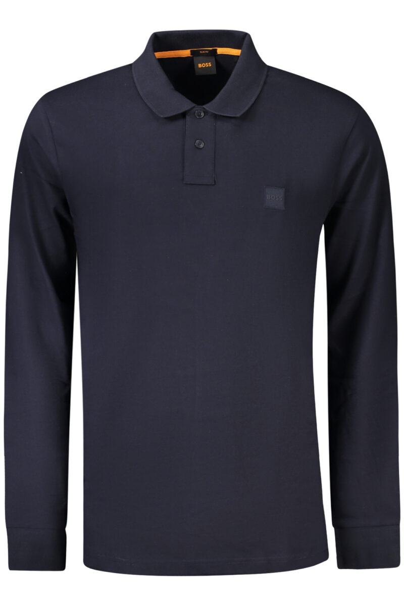 HUGO BOSS Vyriški Mėlyni Polo marškinėliai