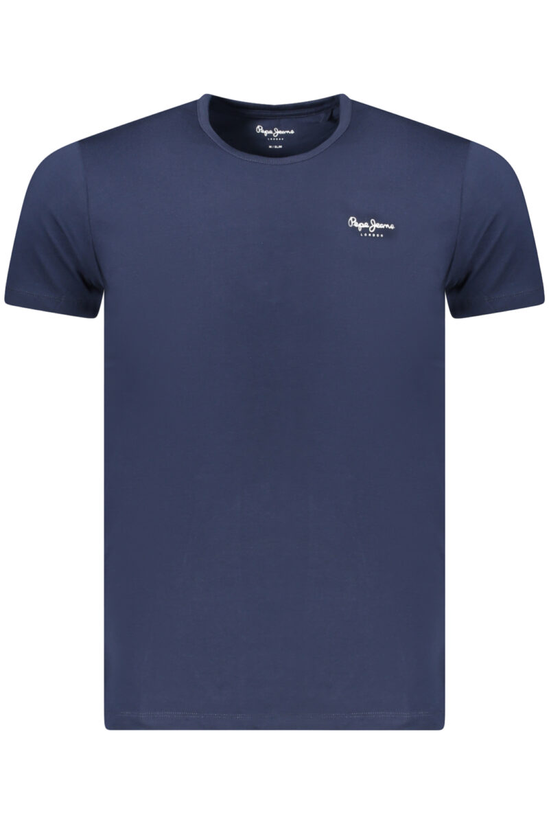 pepejeanst-shirtmanichecorteuomoblu_1 PEPE JEANS Vyriški Marškinėliai